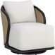 Bora Louis Cream Outdoor Swivel Lounge Chair, Swivel